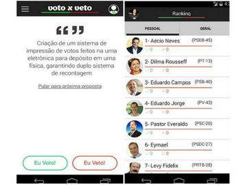 Voto x Veto: Tinder das eleições ajuda você a escolher seu candidato