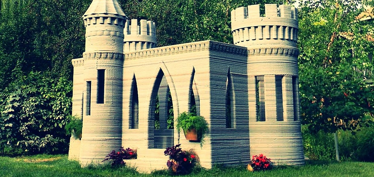 Arquiteto americano cria primeiro castelo impresso em 3D do mundo (sério!)