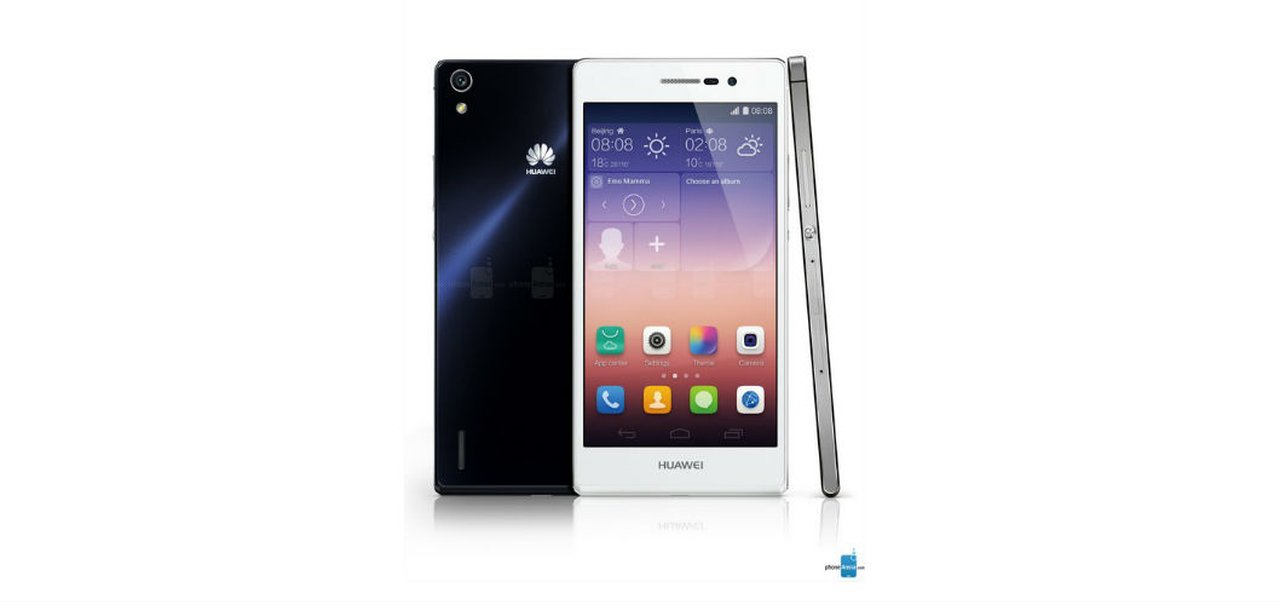 Smartphone Huawei Ascend P7 ganha display de safira e carcaça de cerâmica