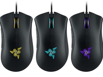 Razer DeathAdder ganha versão com novo sensor ótico e iluminação colorida