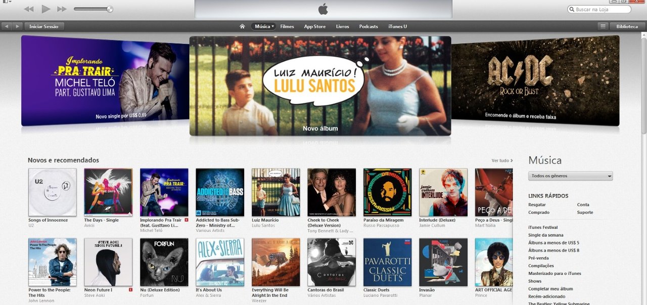 Versão atualizada da iTunes Store deve adotar visual semelhante ao do iOS 8