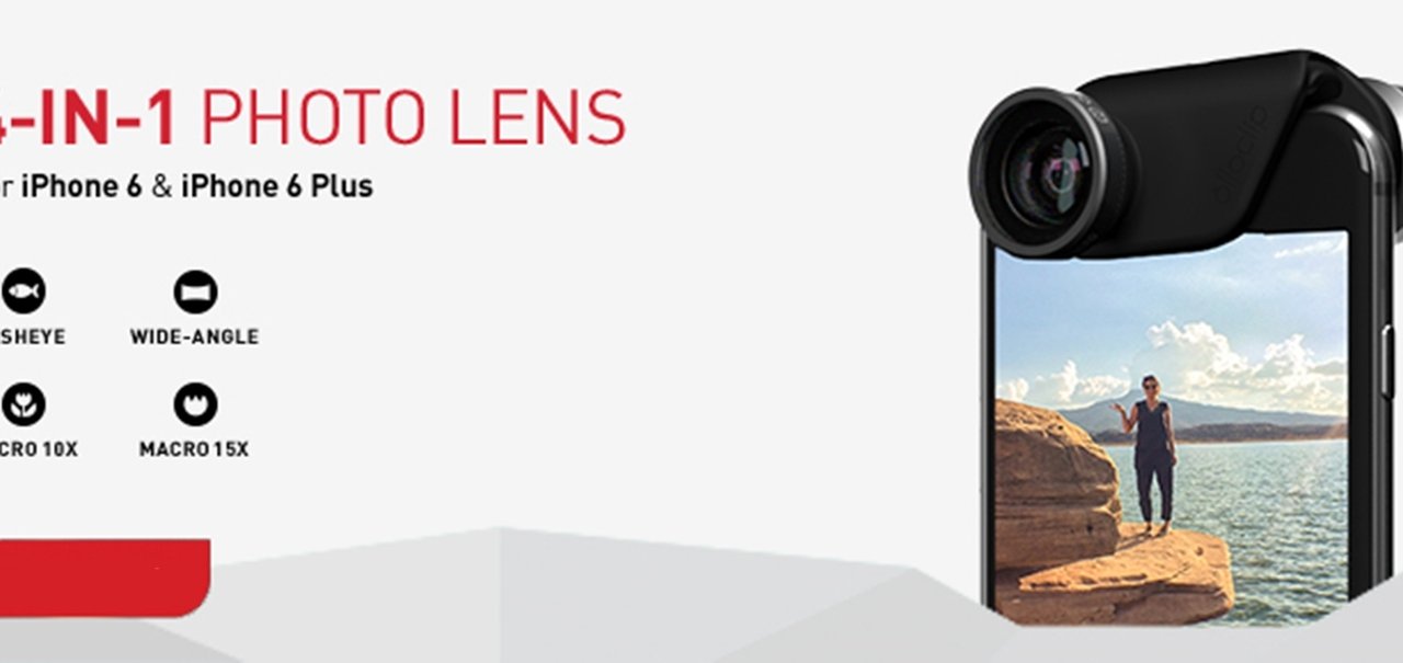 Olloclip anuncia lentes 4-em-1 especialmente para os iPhones 6 e 6 Plus