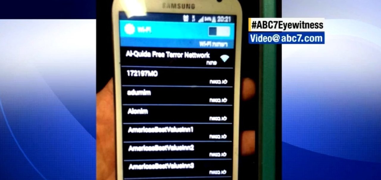 WiFi chamado "Rede Grátis de Terror da Al-Qaeda" quase cancela voo nos EUA
