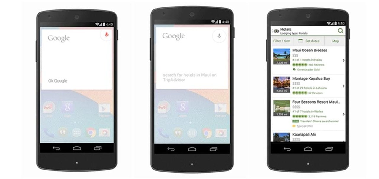 Google cria integração simples entre "Ok, Google" e apps de terceiros