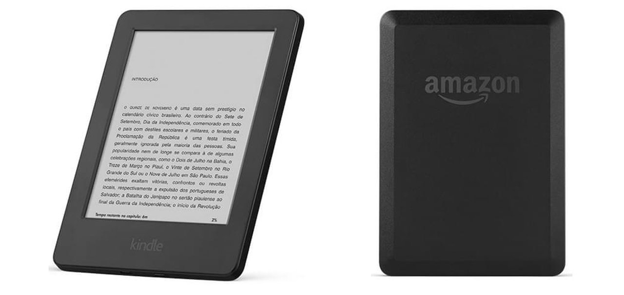 Kindle vendido no Brasil agora tem 4 GB, touchscreen e melhor processador