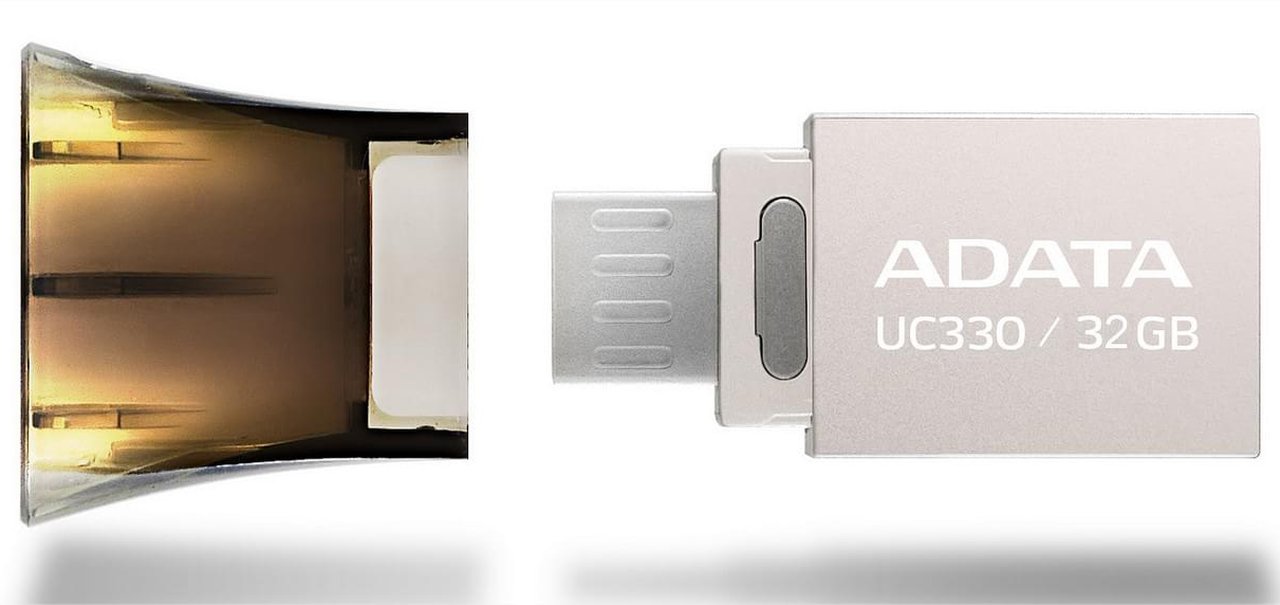 ADATA lança dual USB UC330 Flash Drive para uso em smartphones e PCs