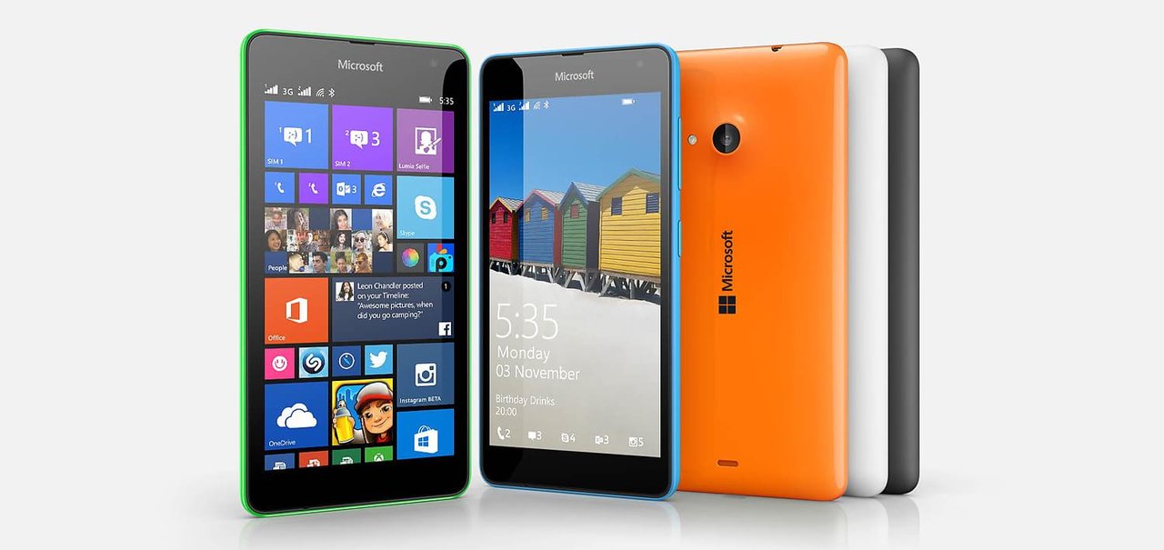 Lumia 535 Dual SIM já está no site da Microsoft Brasil