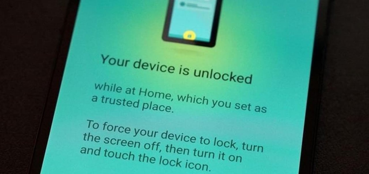 Update do Lollipop permite dispensar o desbloqueio em lugares confiáveis