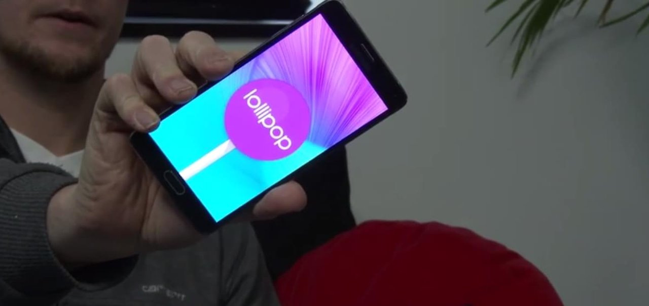 Hands-on mostra Galaxy Note 4 rodando Lollipop [vídeo]