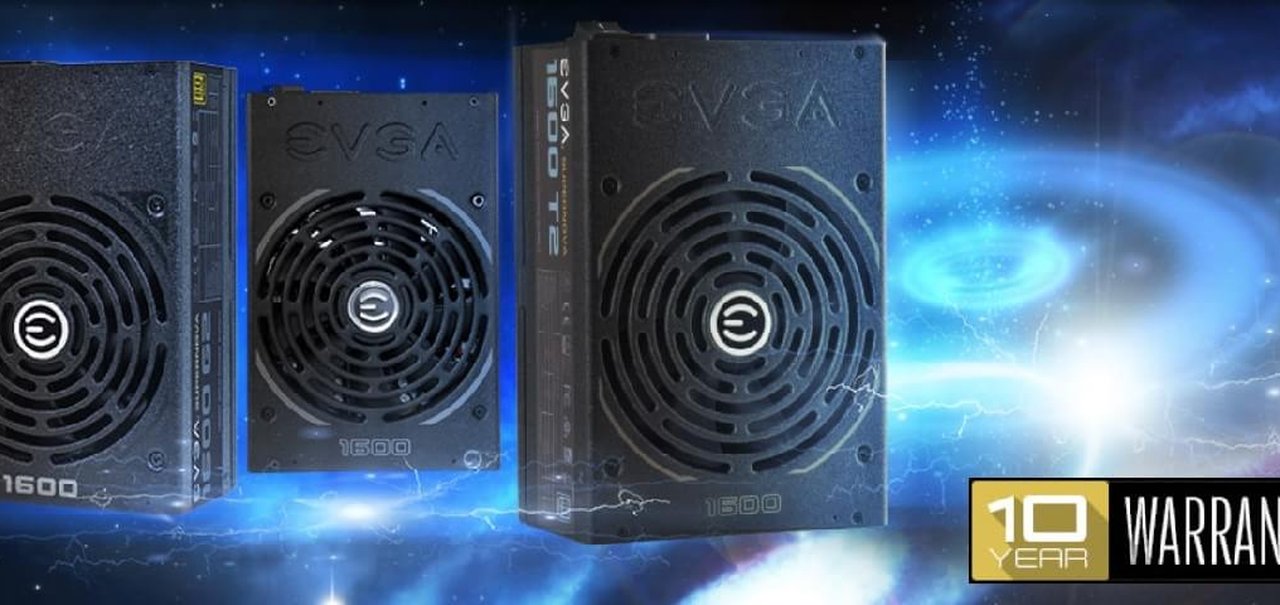 Monstra! Nova fonte EVGA SuperNOVA de 1.600 watts vem com selo 80+ Titanium