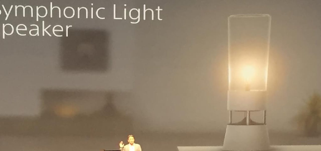 Symphonic Light Speaker da Sony é uma linda lâmpada que toca música