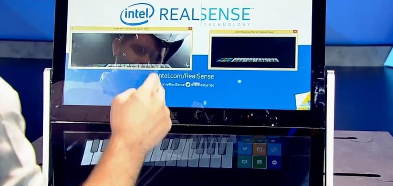 Intel mostra tela holográfica incrível que é sensível ao toque