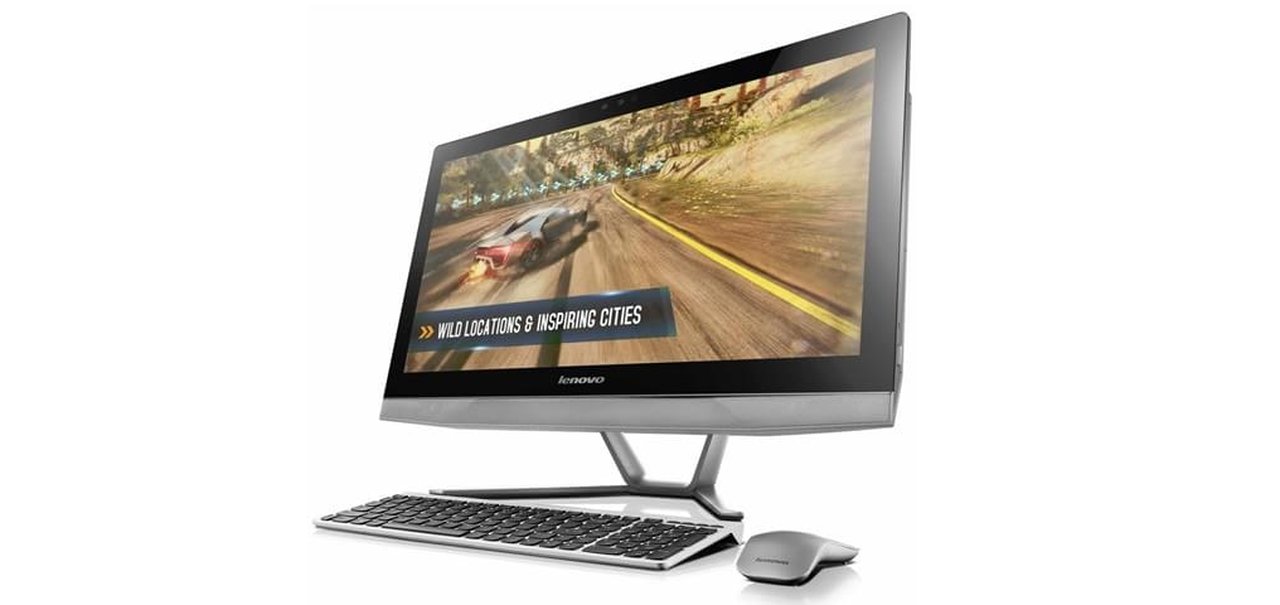 Novo all-in-one da Lenovo tem câmera 3D RealSense para games e conferências