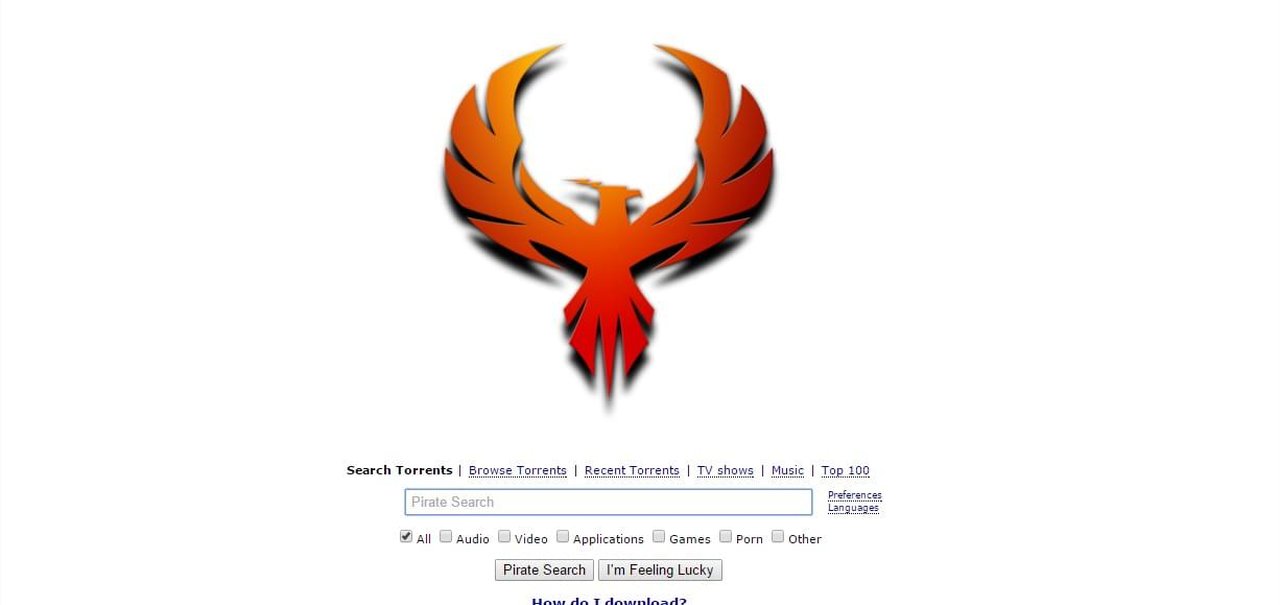 Imortal: site de torrent The Pirate Bay renasce e volta como uma Fênix