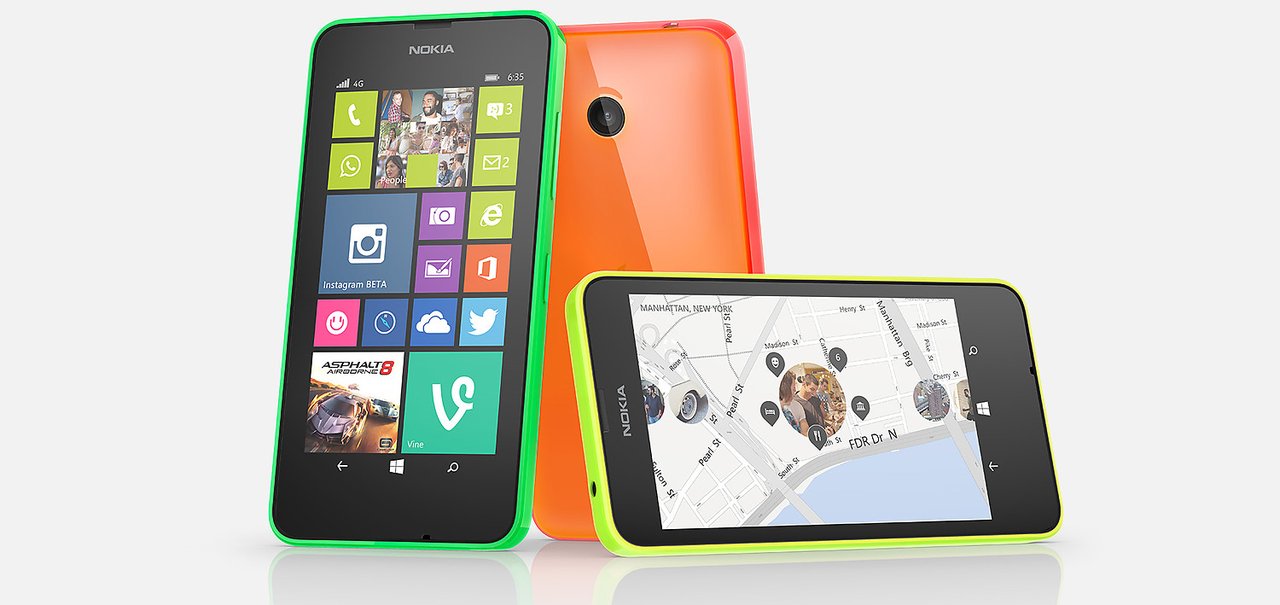 Microsoft confirma Lumia 635 com 1 GB de RAM