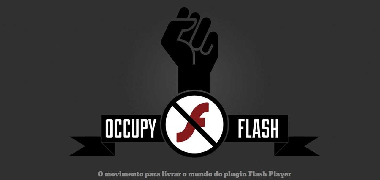 Você sabia que existe uma campanha para “livrar o mundo” do Flash Player?