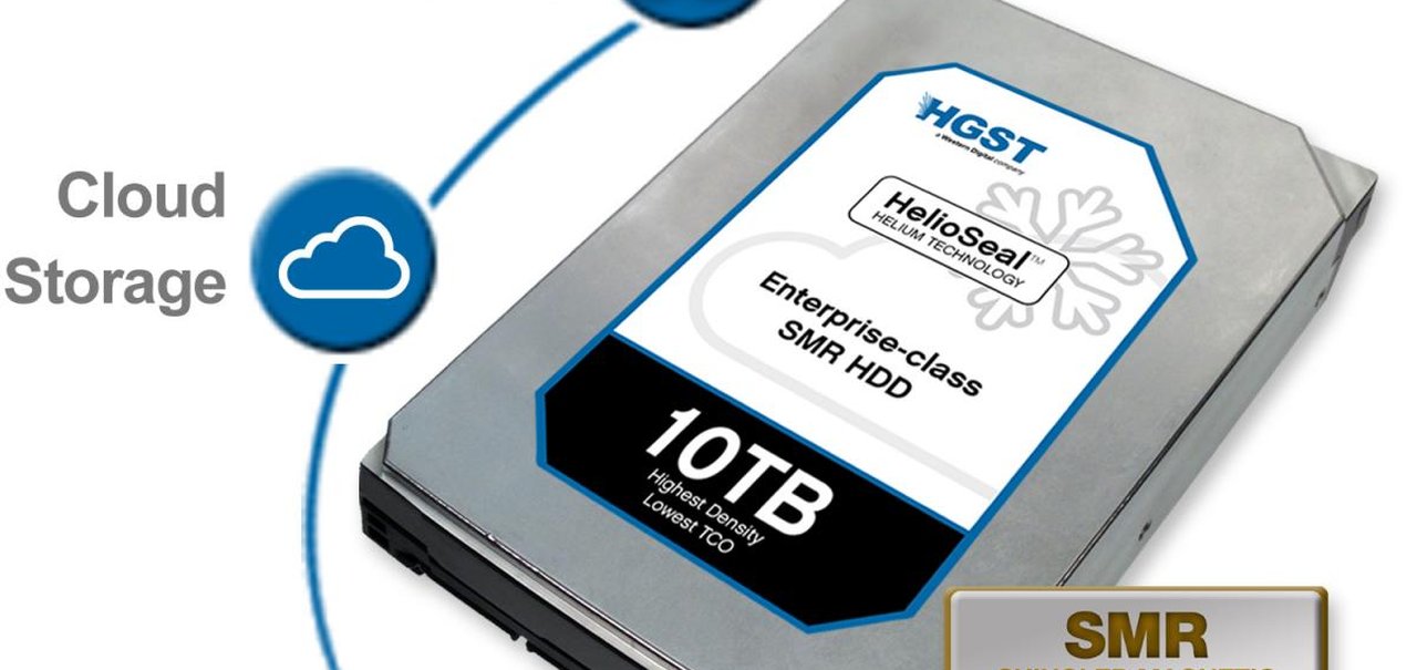 HGST anuncia novo disco rígido com 10 TB de espaço