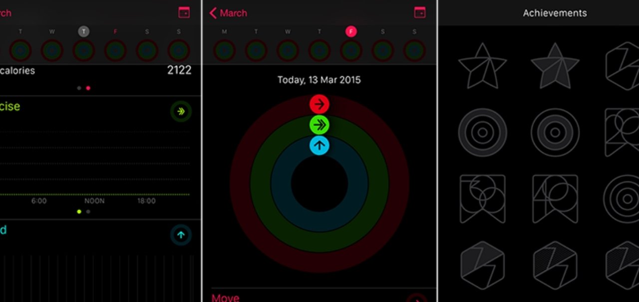 App “Activity” do Apple Watch aparece em iOS 8.2