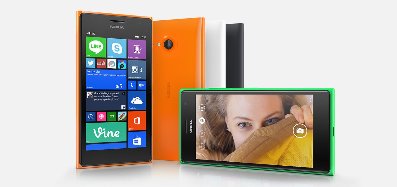 Lumia 735 tem um LED de notificação escondido