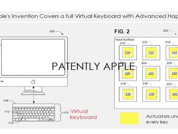 Patente da Apple descreve teclado virtual com resposta tátil de verdade