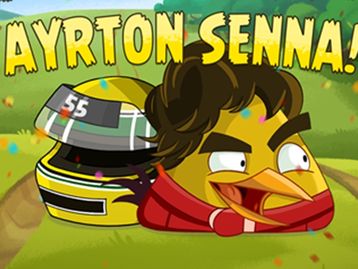 Angry Birds Go terá edição especial homenageando os 55 anos de Ayrton Senna
