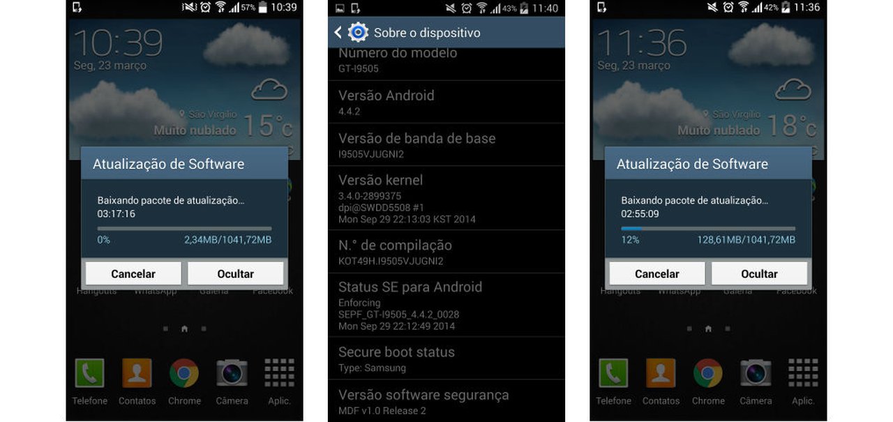 Galaxy S4 começa a receber o Android Lollipop