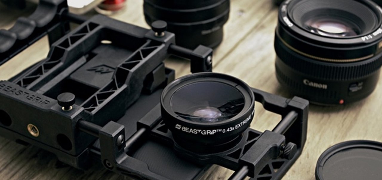 Beastgrip Pro permite fazer fotos profissionais com o seu smartphone