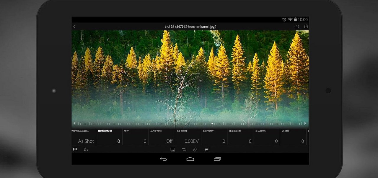 Adobe Lightroom ganha suporte a imagens RAW no Android