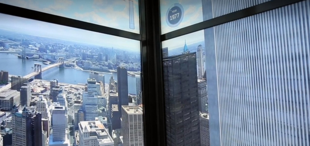 Time-lapse em elevador do OWTC mostra 515 anos de Nova York durante subida