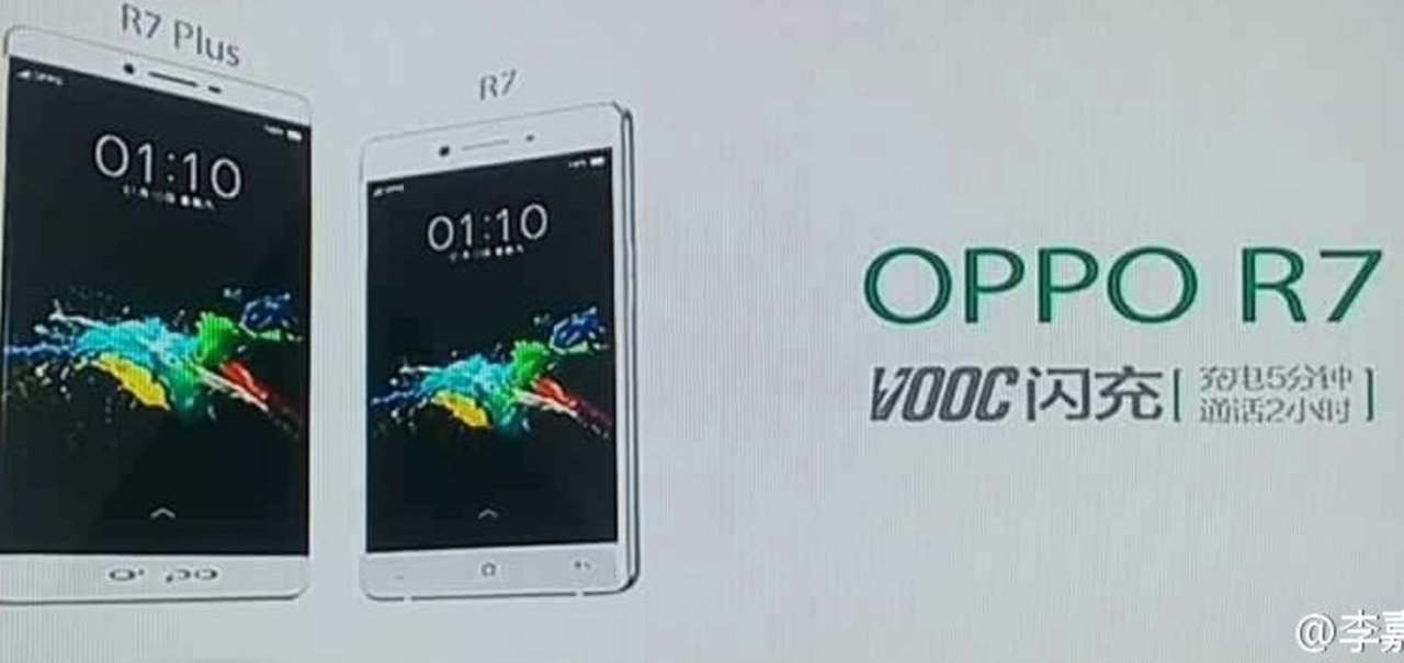 Imagem vazada do Oppo R7 Plus mostra sensor biométrico na traseira