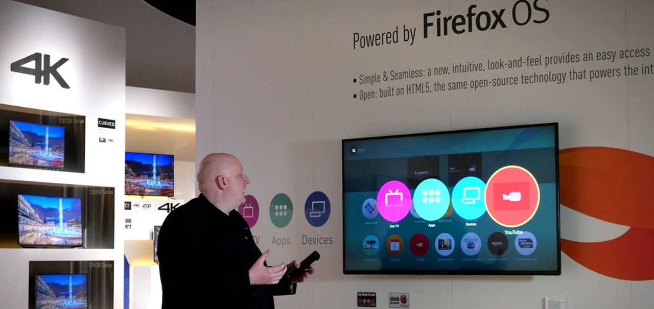 Parceria entre Mozilla e Panasonic dá à luz SmartTV com Firefox OS