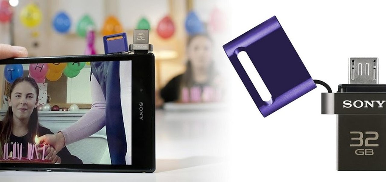 Sony lança flash drive para smartphones e tablets com capacidade até 32GB