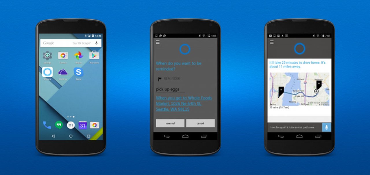 Microsoft anuncia assistente pessoal Cortana para Android e iOS