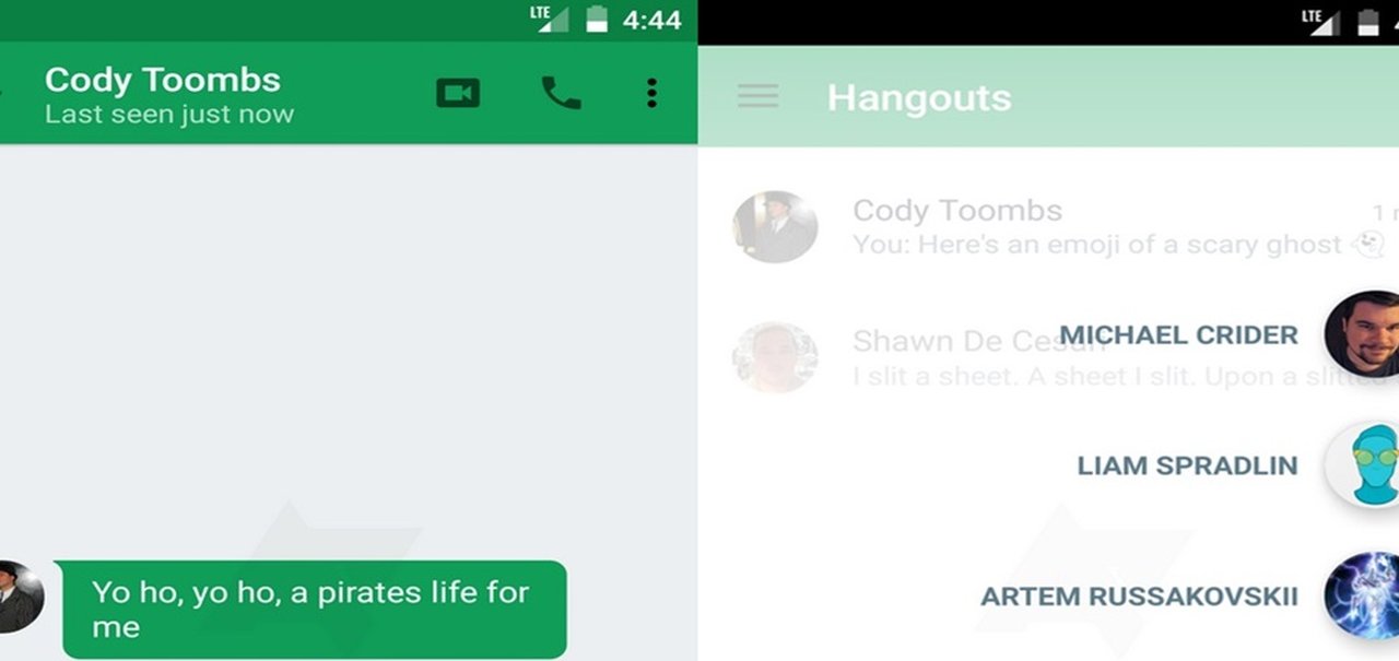 Google Hangouts 4.0: veja fotos vazadas e o que mudará na nova versão