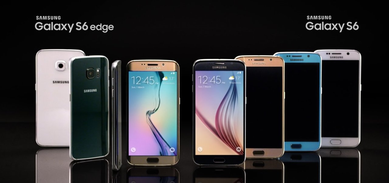 Galaxy S6 e S6 Edge: 45 milhões de unidades devem ser vendidas em 2015