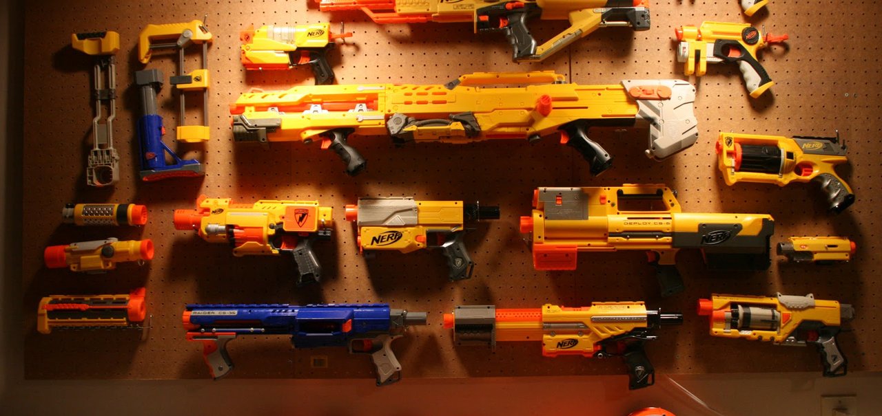 Shotguns! Novas armas Nerf mostram mecanismo de disparo