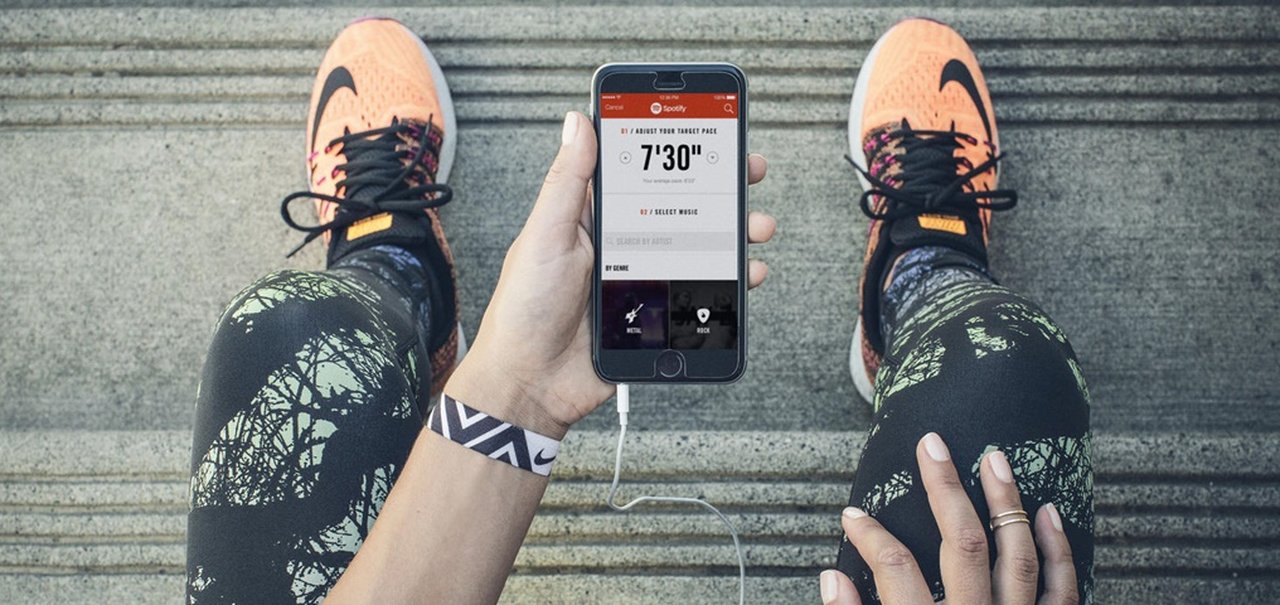 Nike+ Running para iOS oferece acesso à biblioteca do Spotify