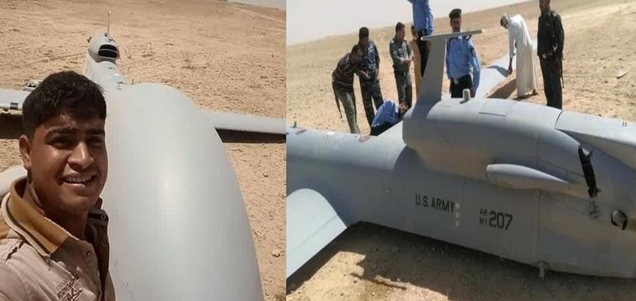 Drone militar dos EUA cai no Iraque e vira tema de selfie