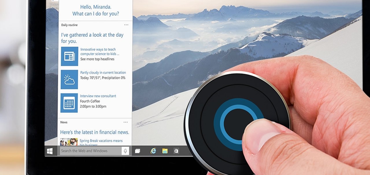 BT Cortana Button: acessório permite acessar a assistente à distância