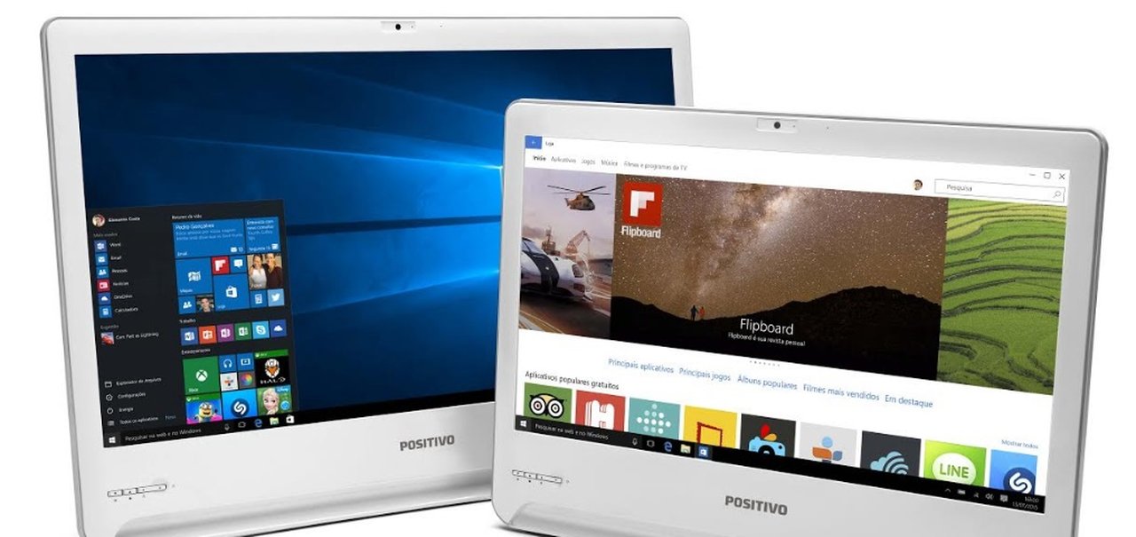 Positivo já colocou computadores com Windows 10 no mercado brasileiro