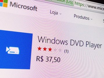 Ah, Microsoft: DVD player oficial para Windows 10 custa ‘módicos’ R$ 37,50
