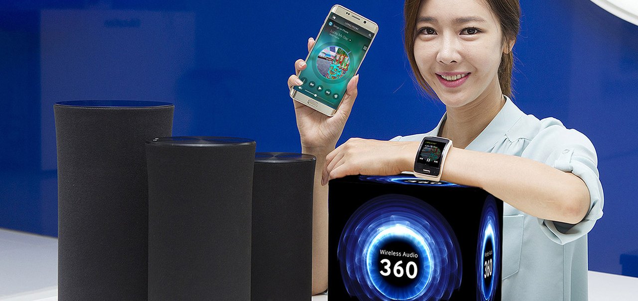 Samsung lança três caixas de som da linha Wireless Audio 360