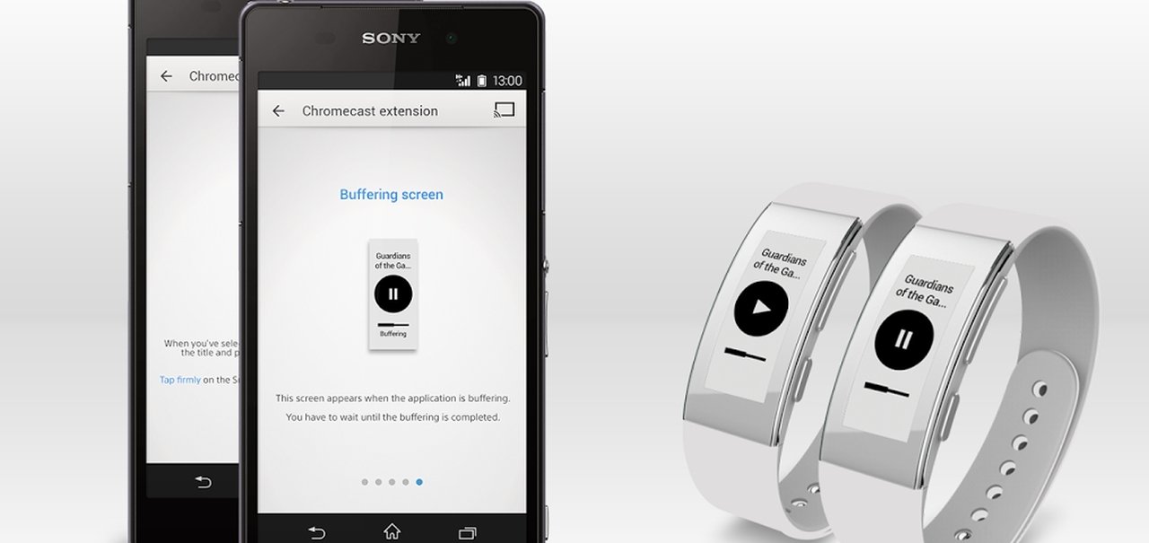 SmartBand da Sony ganha extensão para interagir com Chromecast  