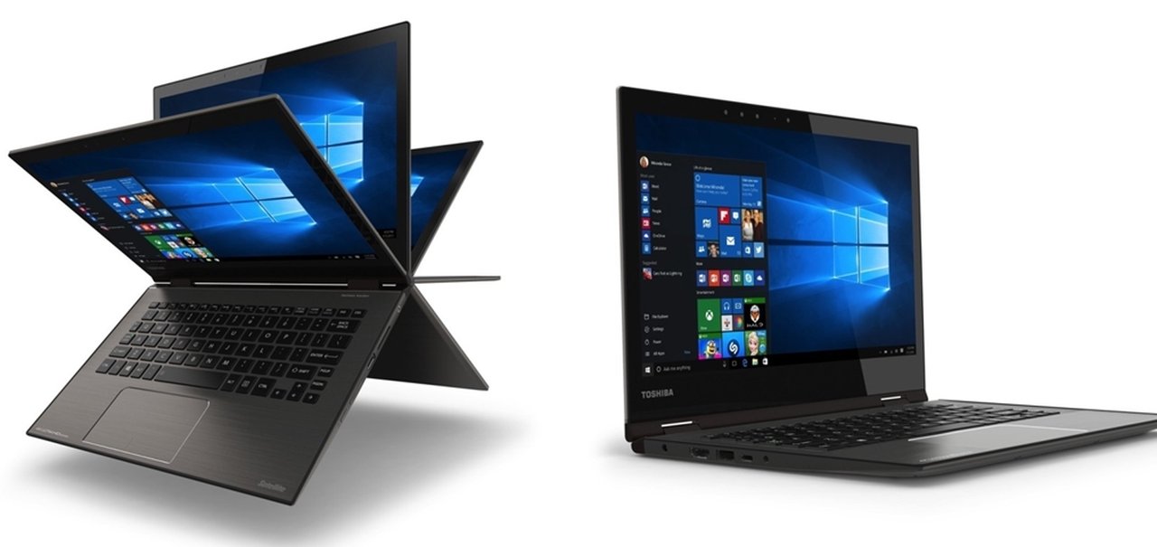 Toshiba apresenta notebook conversível 4K de 12,5 polegadas com Windows 10