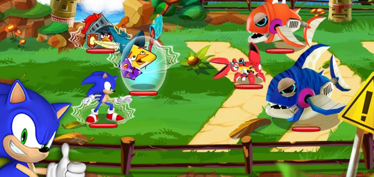 Sonic se juntará aos pássaros de Angry Birds Epic para enfrentar Robotnik