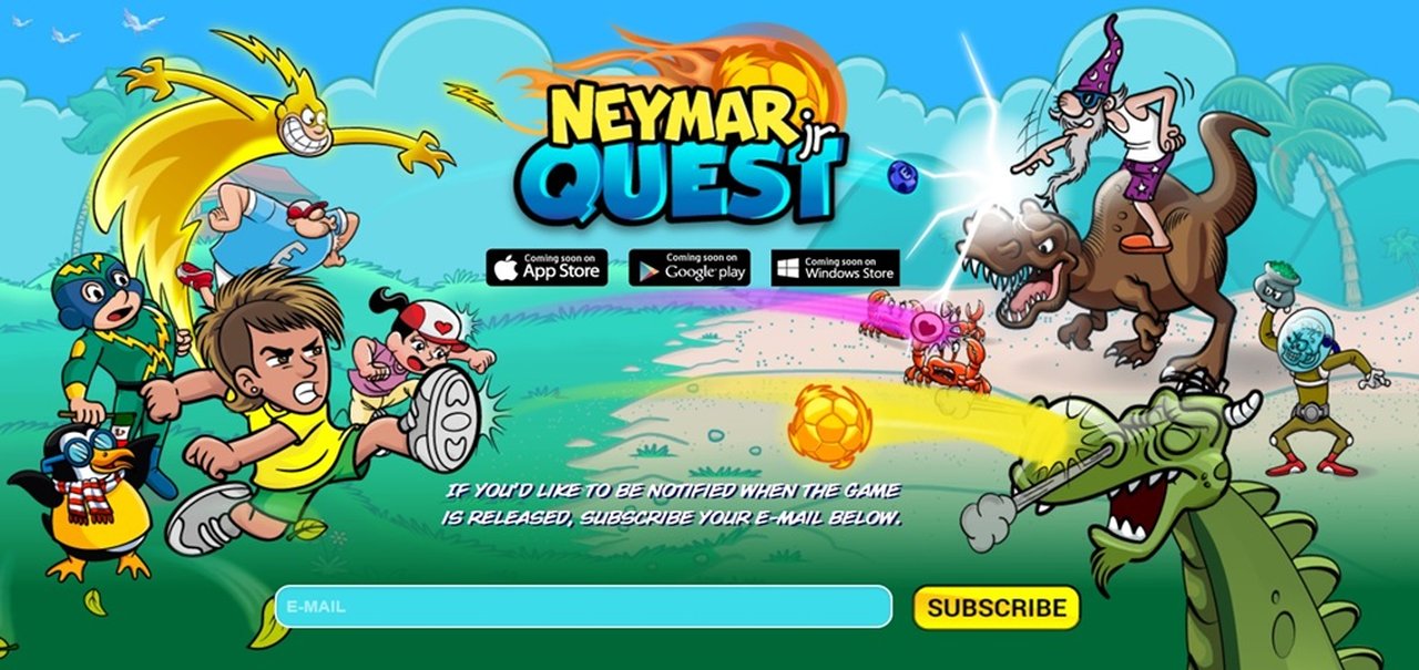 Neymar vai ganhar game mobile desenhado por Mauricio de Sousa