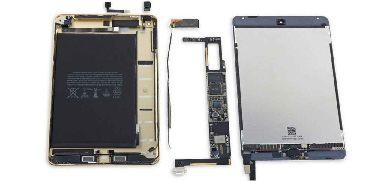 iPad mini 4: um iPad Air 2 menor, mas com reparos igualmente complicados