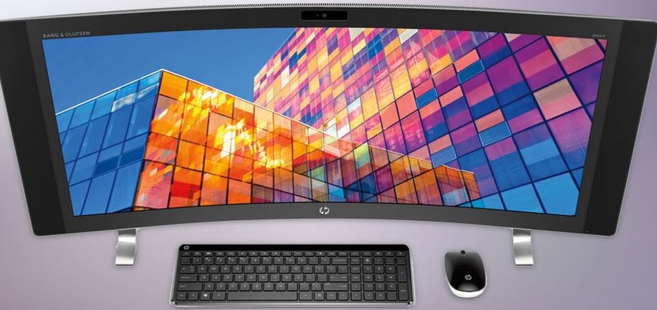 HP anuncia o computador All-in-One curvo mais largo do mundo