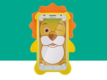 Positivo lança smartphone para o público infantil 'em forma de leão'