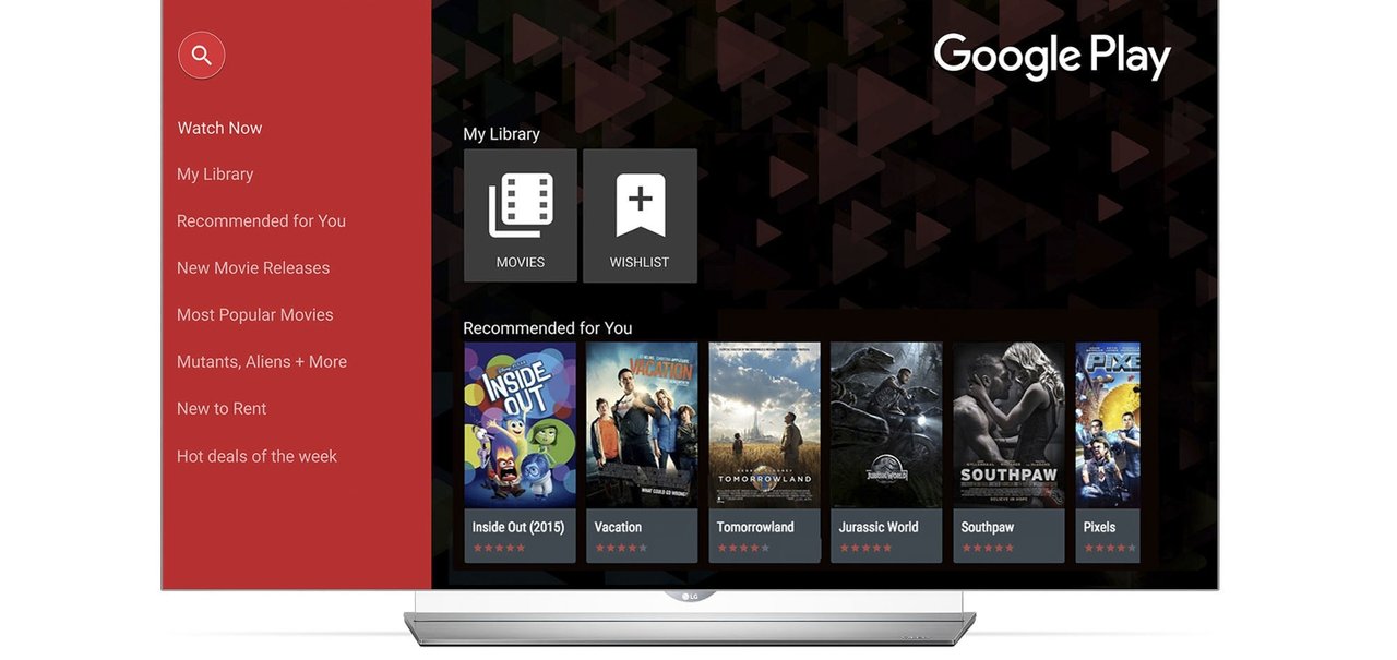 Google Play Movies & TV já está disponível nas smart TVs da LG